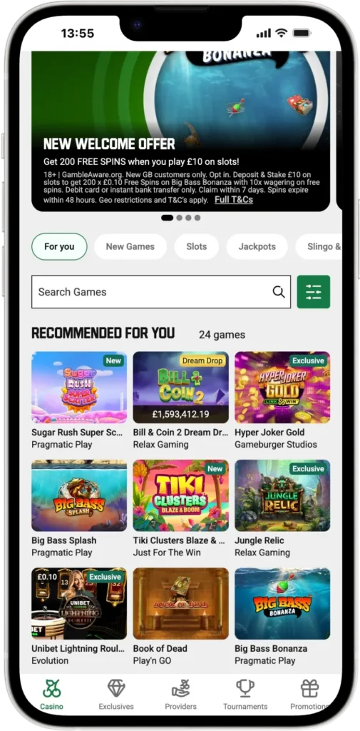 unibet ios