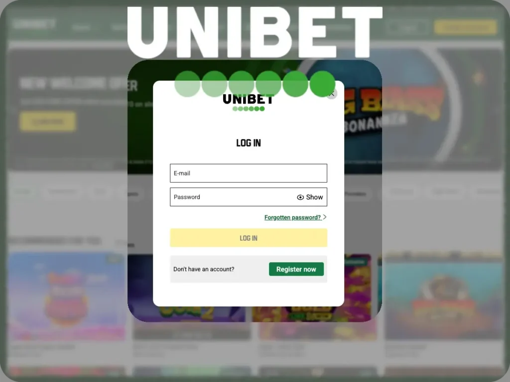 unibet login
